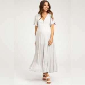 Pinkblush Light Gray Maxi Dress